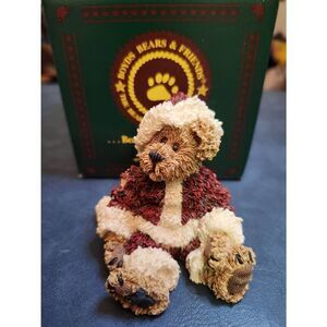Boyds Bears Sandy Claus... Have A Simple Christmas Bearstone figurine, style #22
